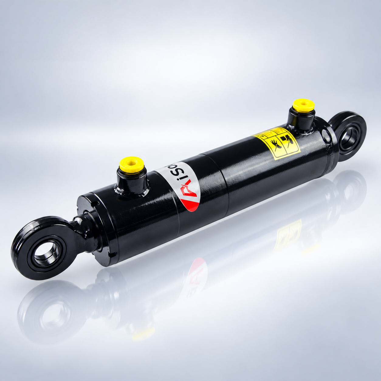 hydraulic cylinder with cross tube