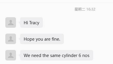 FEEDBACK DEL CLIENTE SUL CILINDRO IDRAULICO AISOAR 