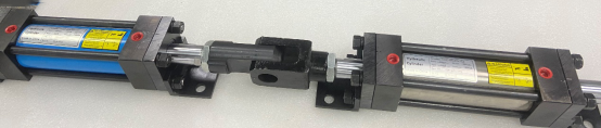 Double-rod hydraulic cylinder