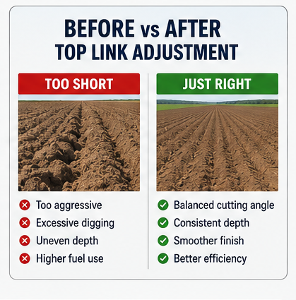 How to Adjust the Top Link for Different Implements