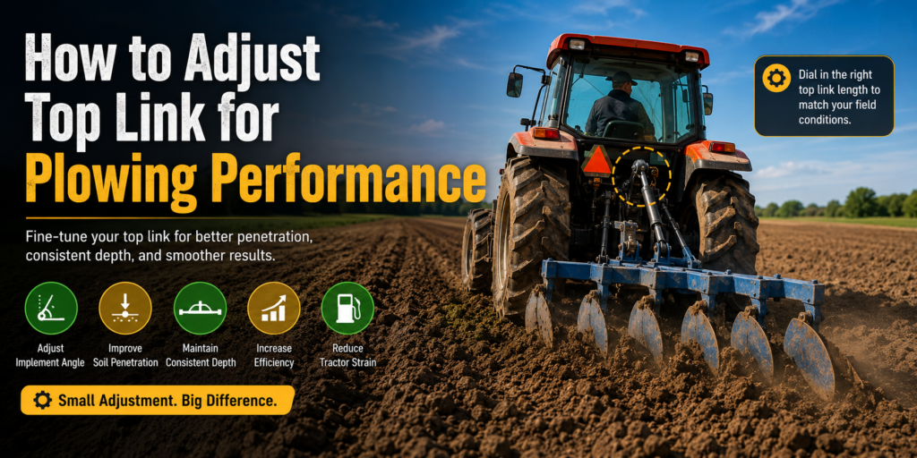 How to Adjust the Top Link for Different Implements