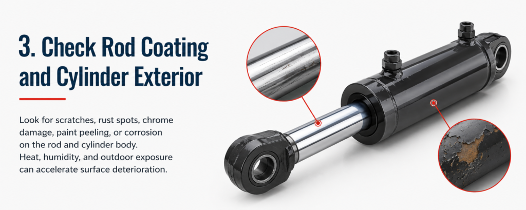 Check Rod Coatingand Cylinder Exterior