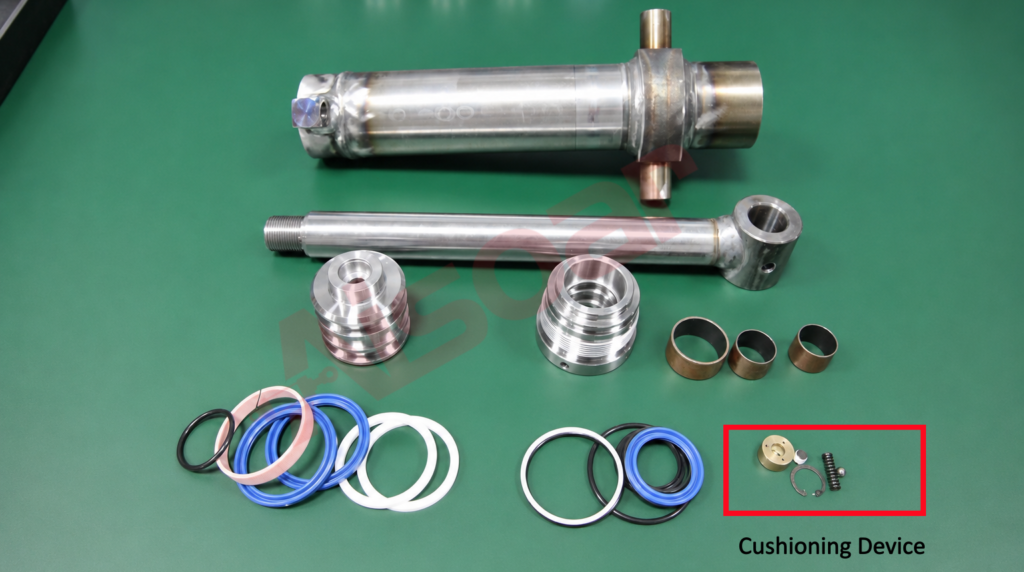 Cushioned Hydraulic Cylinder Assemble