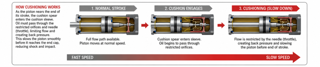 How Does a Cushion Hydraulic Cylinder Work?