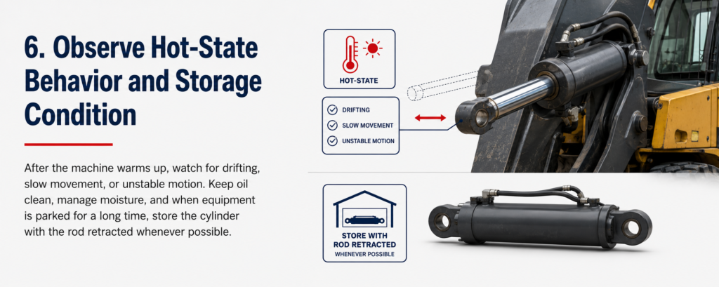 Observe Hot-State Behavior and Storage Condition