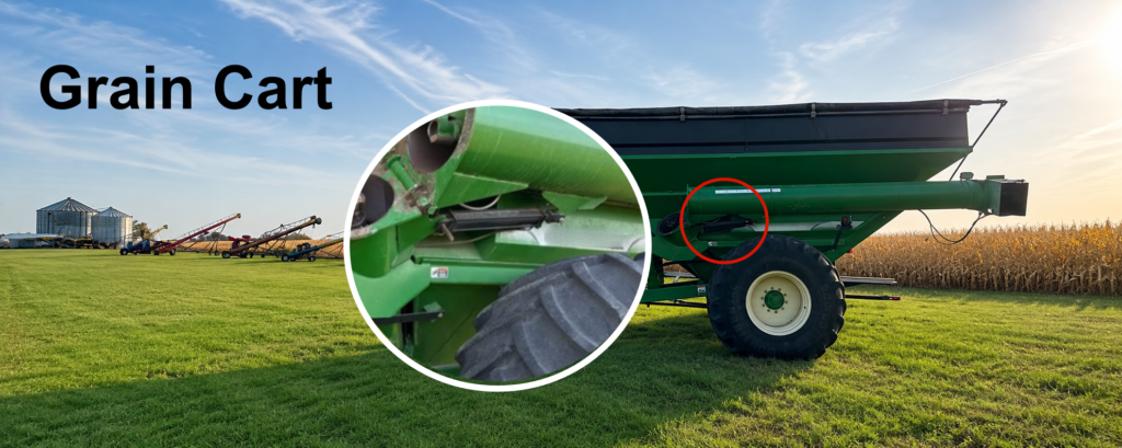 Tie Rod Hydraulic Cylinder For Grain Cart.