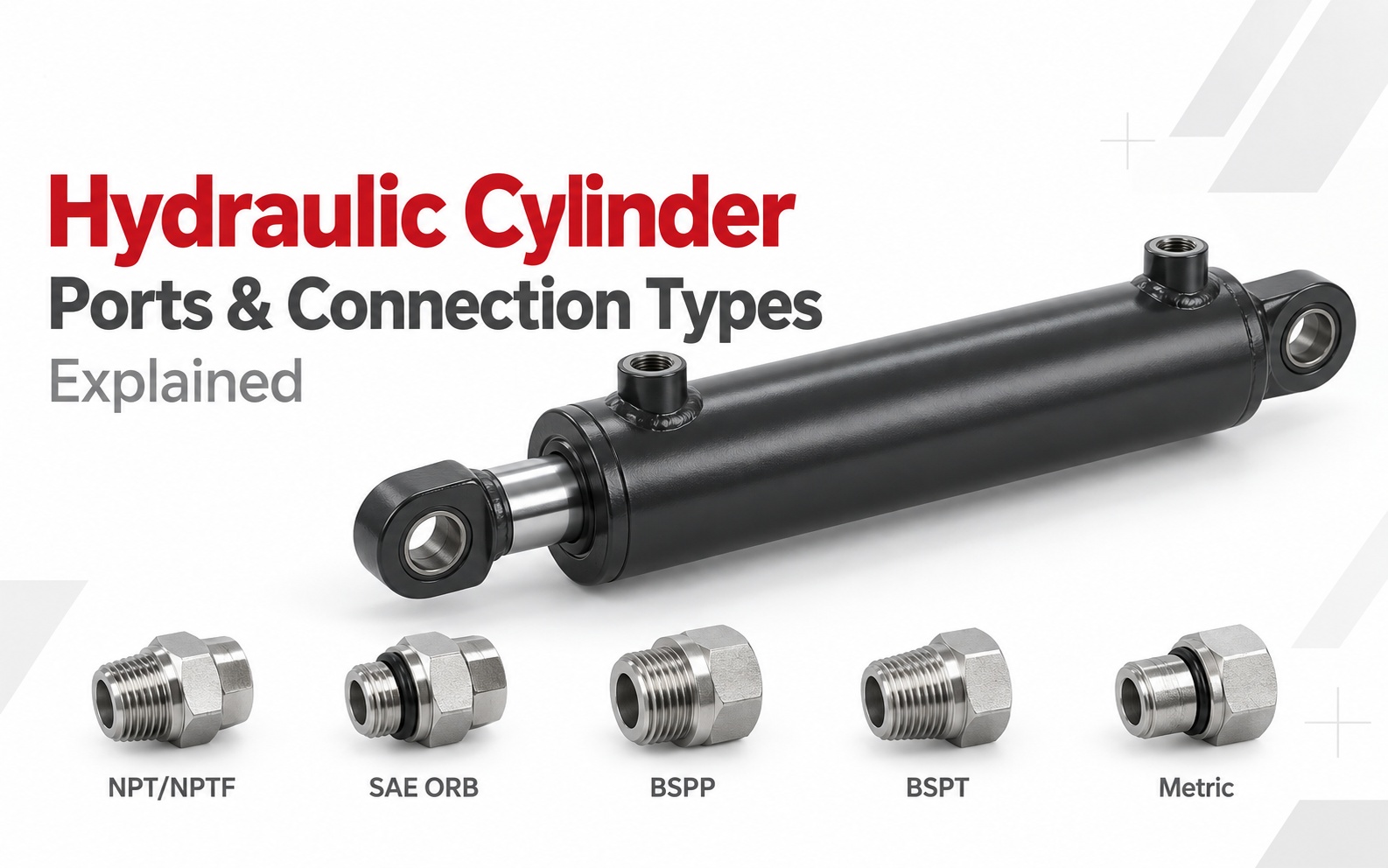 Hydraulic Cylinder Ports & Connection Types Explained