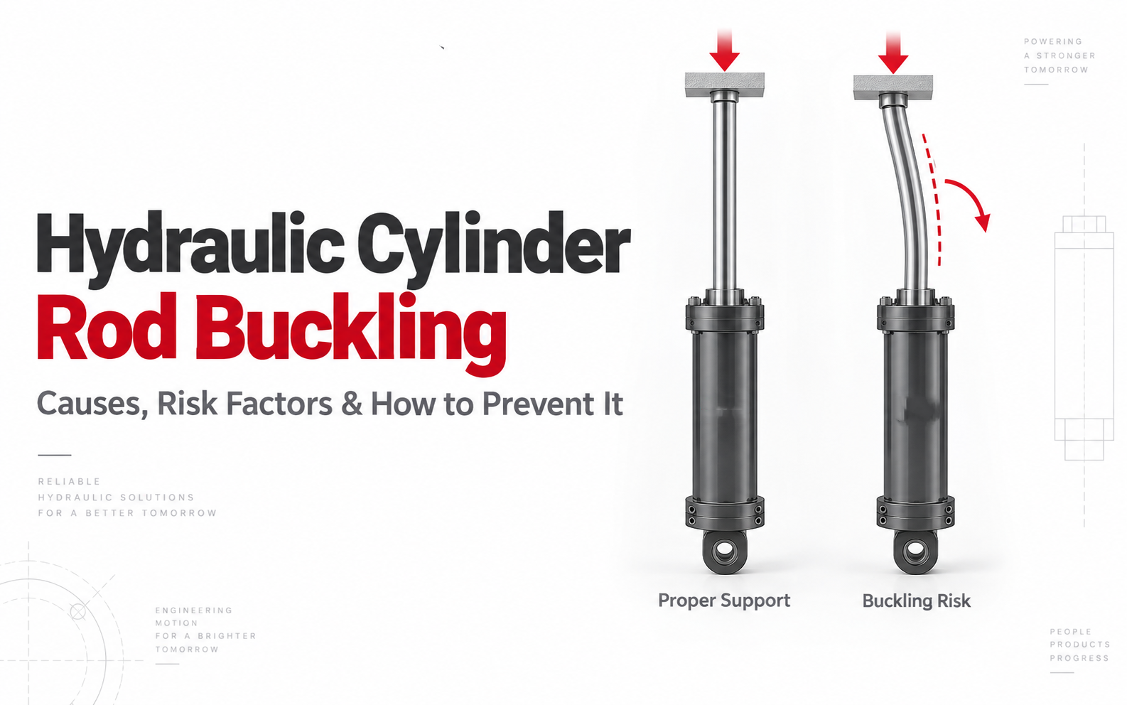 Hydraulic Cylinder Rod Buckling Causes, Risk Factors & How to Prevent It