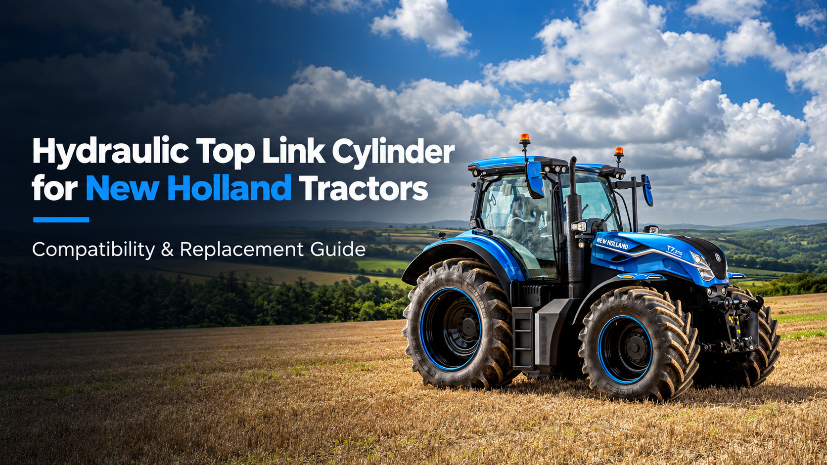 Hydraulikzylinder für den oberen Lenker von New Holland-Traktoren
