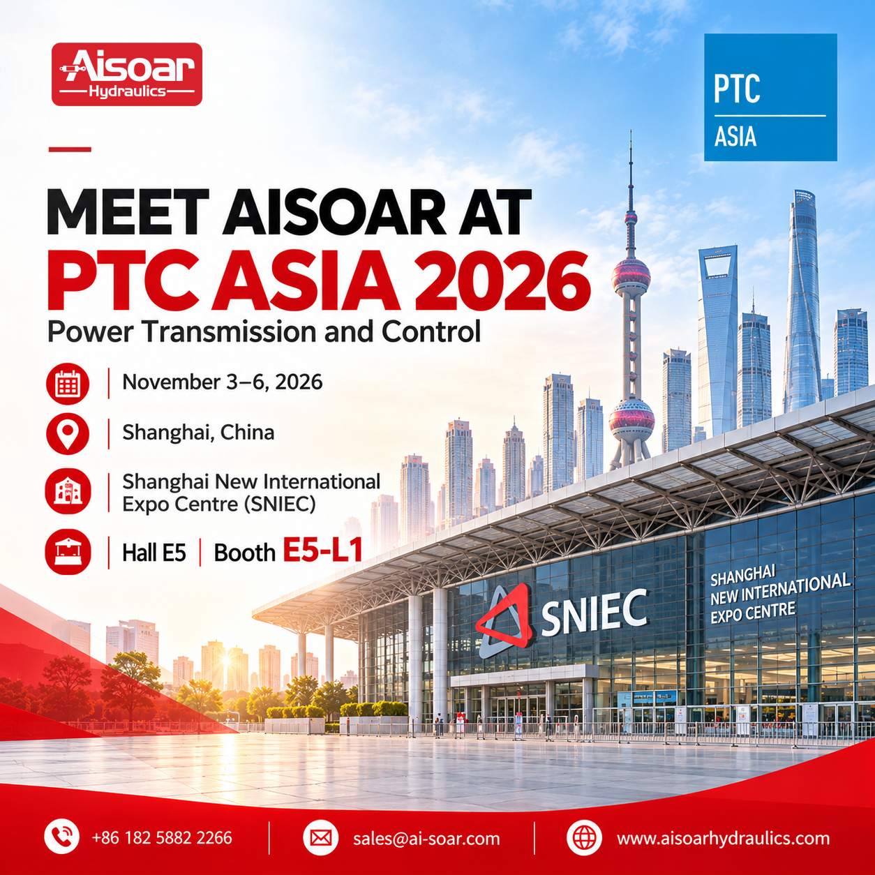 MEET AISOAR AT PTC ASIA 2026