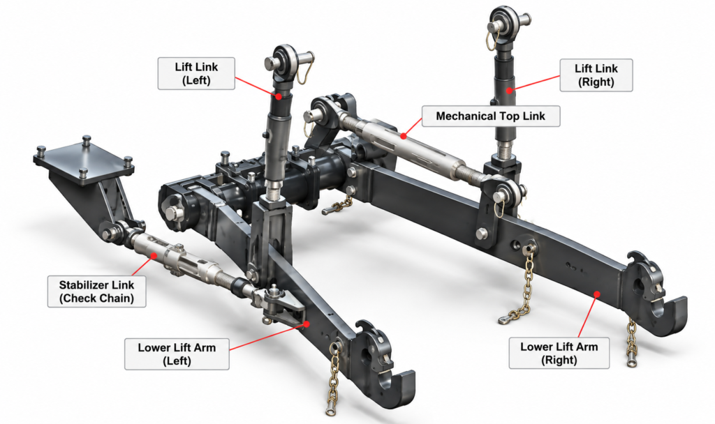 mechanischer oberer Anlenkarm